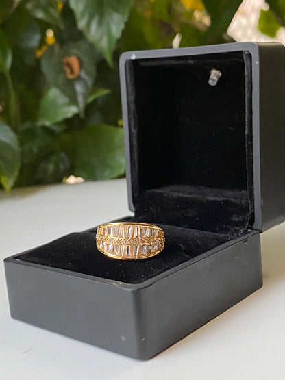 Gilded Prism Ring