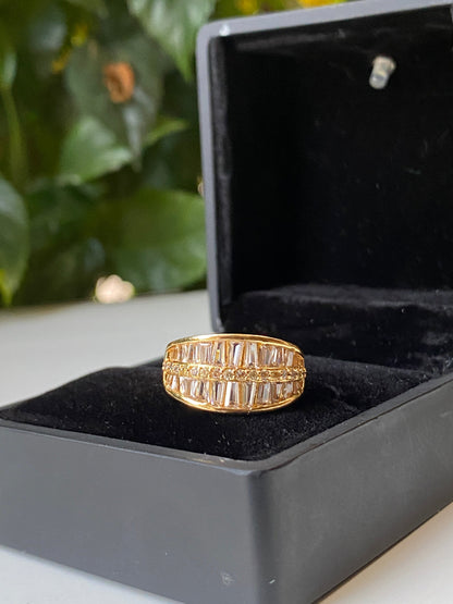 Gilded Prism Ring