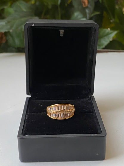 Gilded Prism Ring