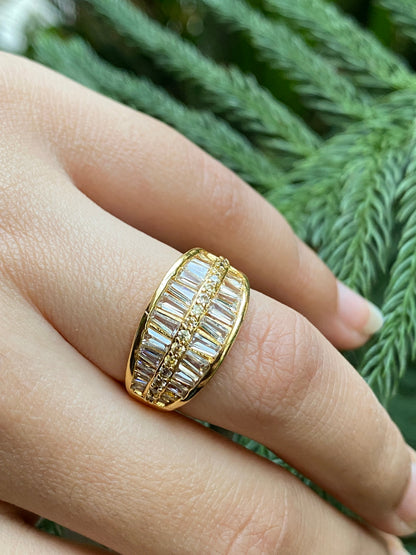 Gilded Prism Ring