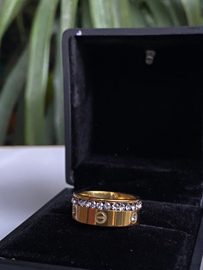 Golden Spark Ring
