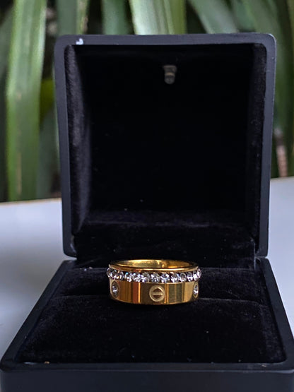 Golden Spark Ring
