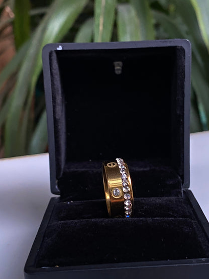 Golden Spark Ring