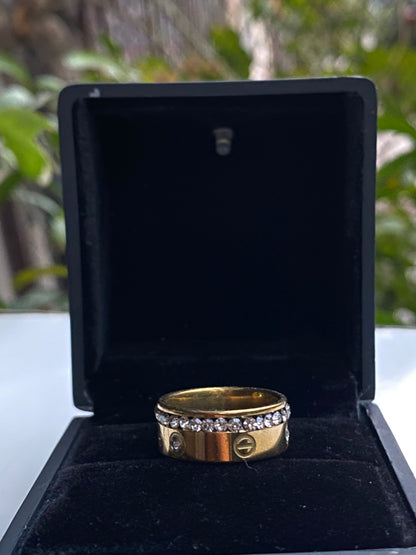 Golden Spark Ring