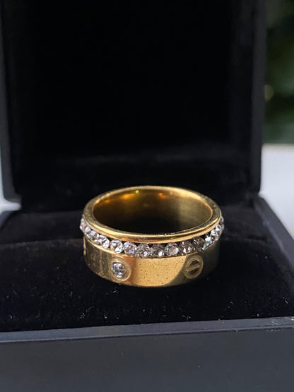 Golden Spark Ring