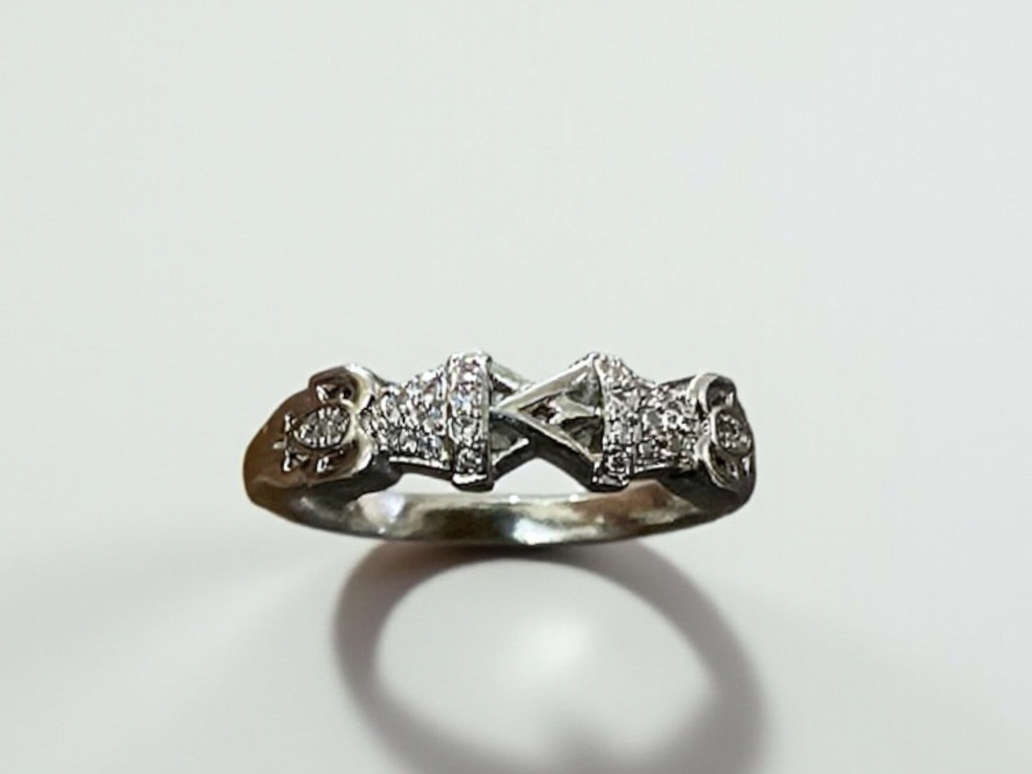 silver arrow crystal bangle