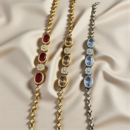 Gem Trio Bracelets