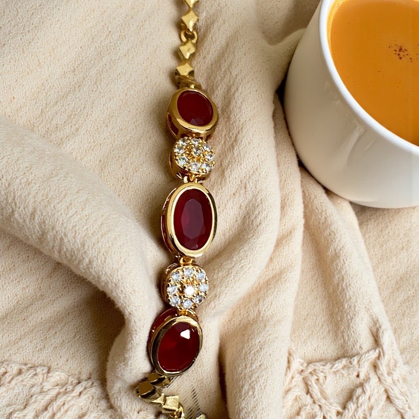 Luxe Gem Trio Bracelets