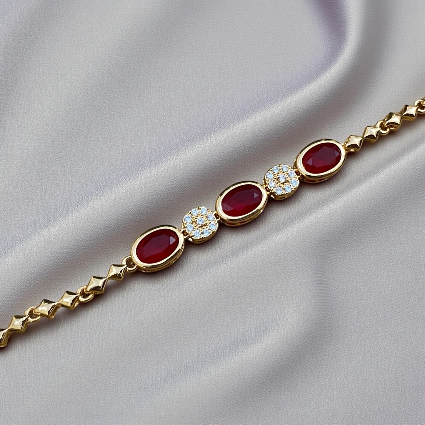 Luxe Gem Trio Bracelets