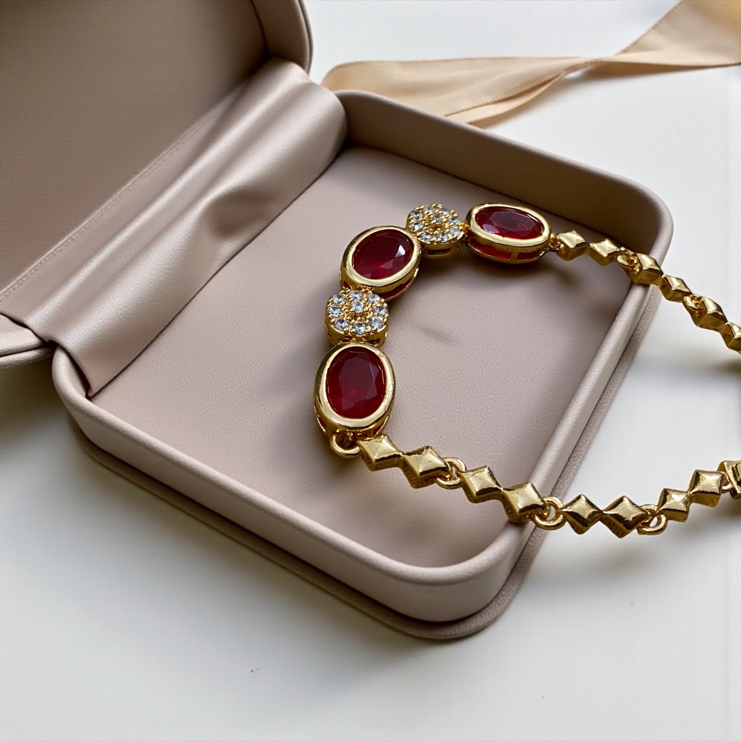 Luxe Gem Trio Bracelets