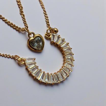 Golden Dual Layer Pendant