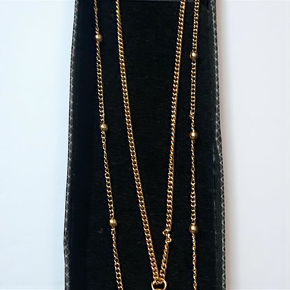 Golden Dual Layer Pendant