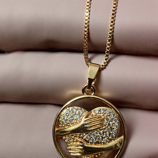Golden Embrace Pendant