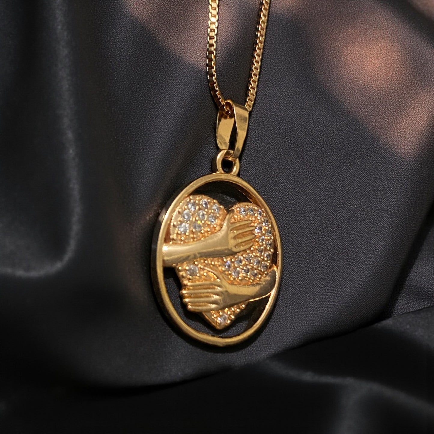 Golden Embrace Pendant