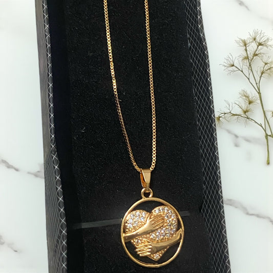 Golden Embrace Pendant