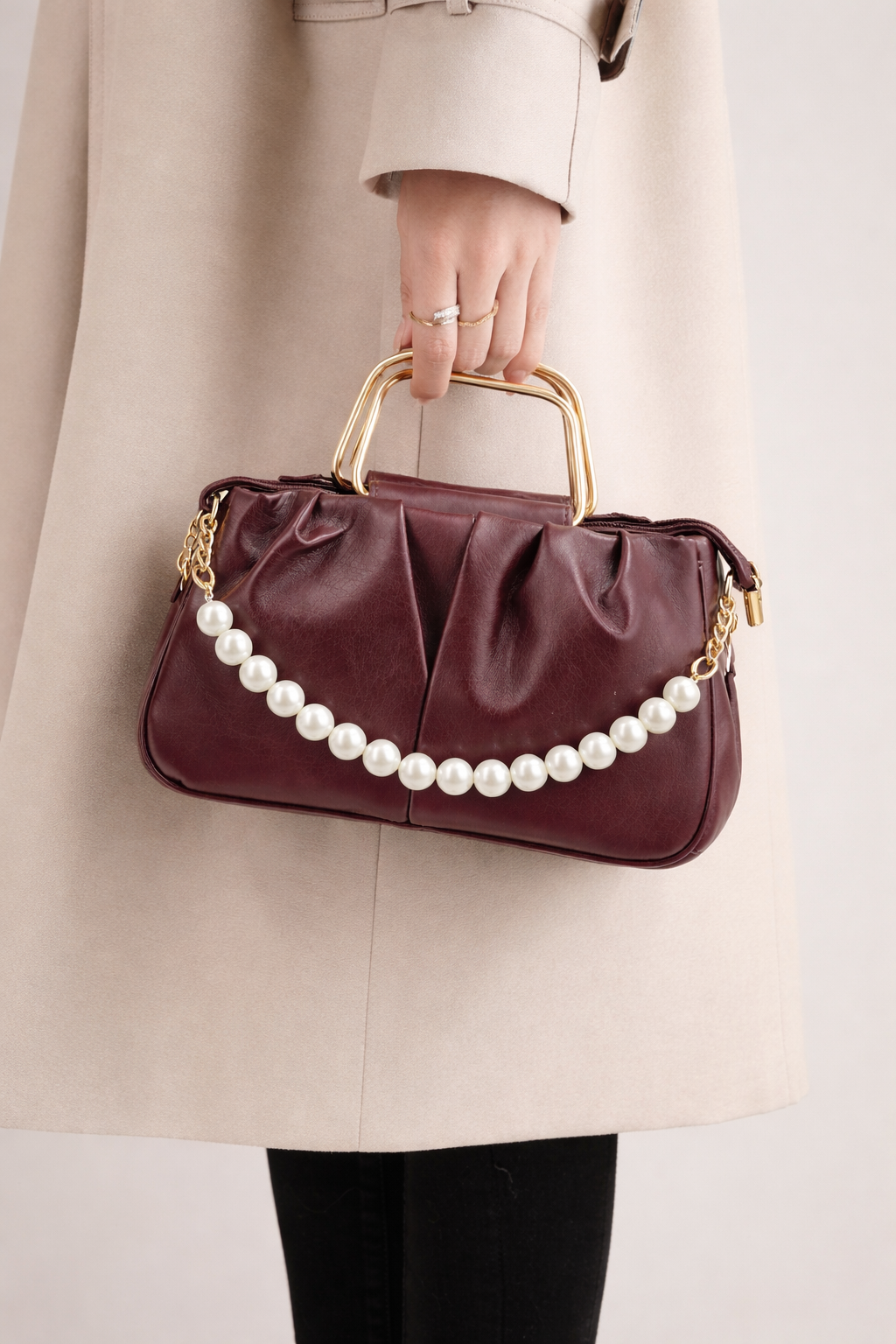 Pearl Accent Mini Bag