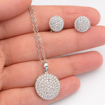 Crystal Silver Set