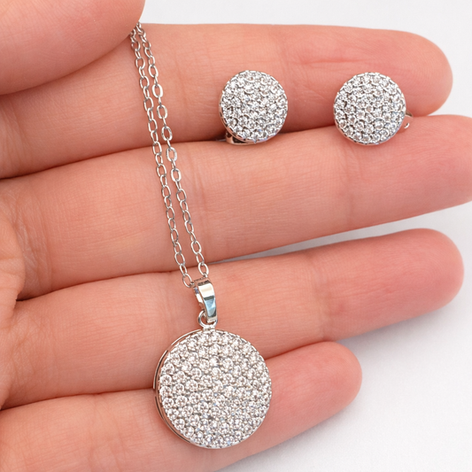Crystal Silver Set