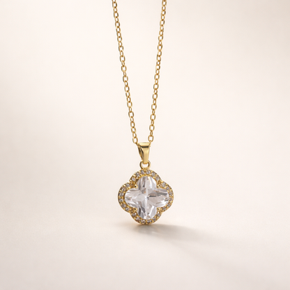 Crystal Bloom Pendant Set