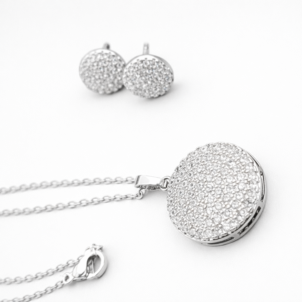 Crystal Silver Set
