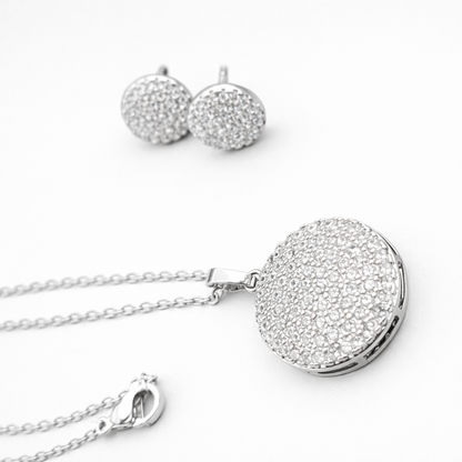 Crystal Silver Set