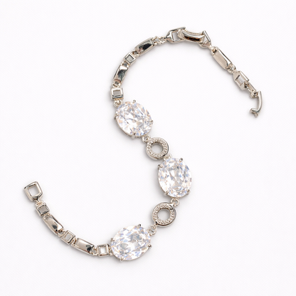 Oval Crystal Bracelet