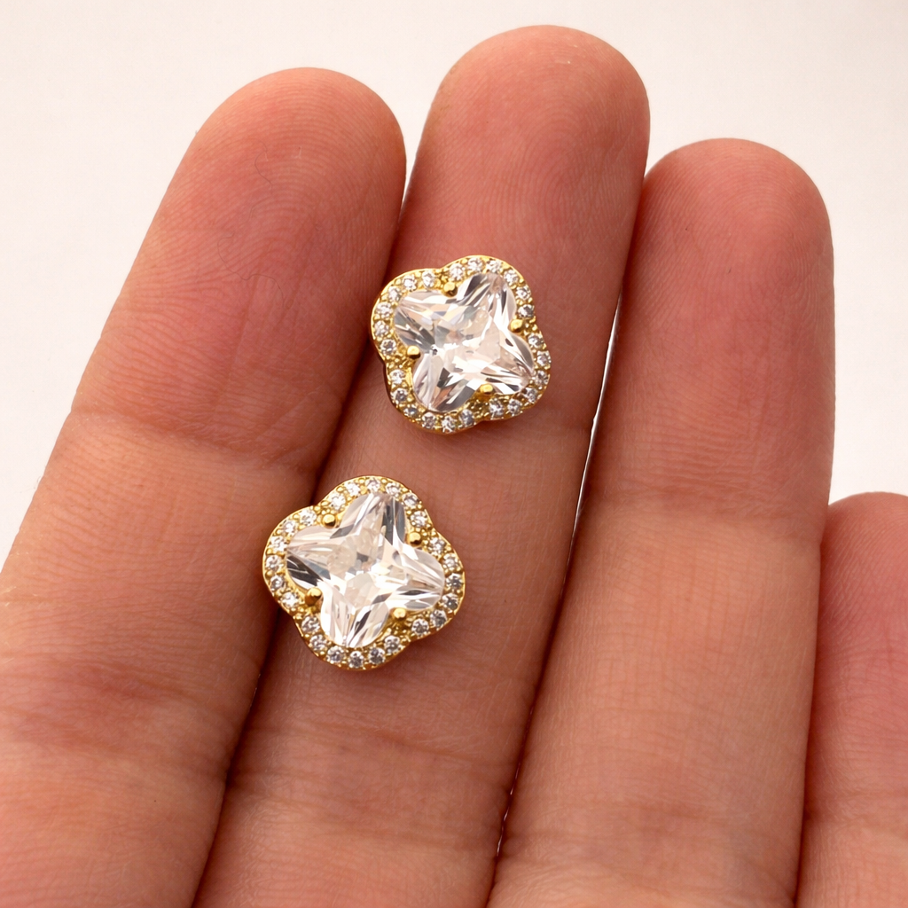 Crystal Bloom Pendant Set