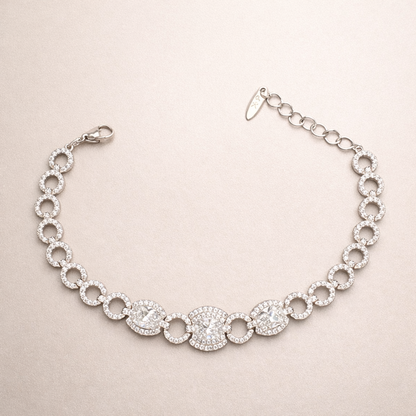 Silver Crystal Bracelet