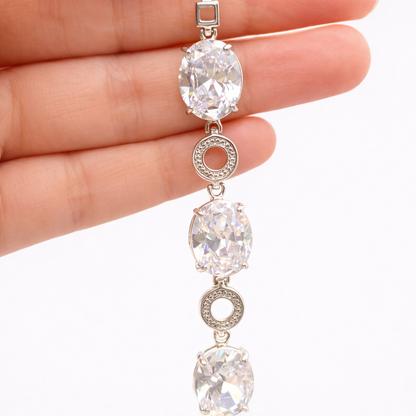 Oval Crystal Bracelet