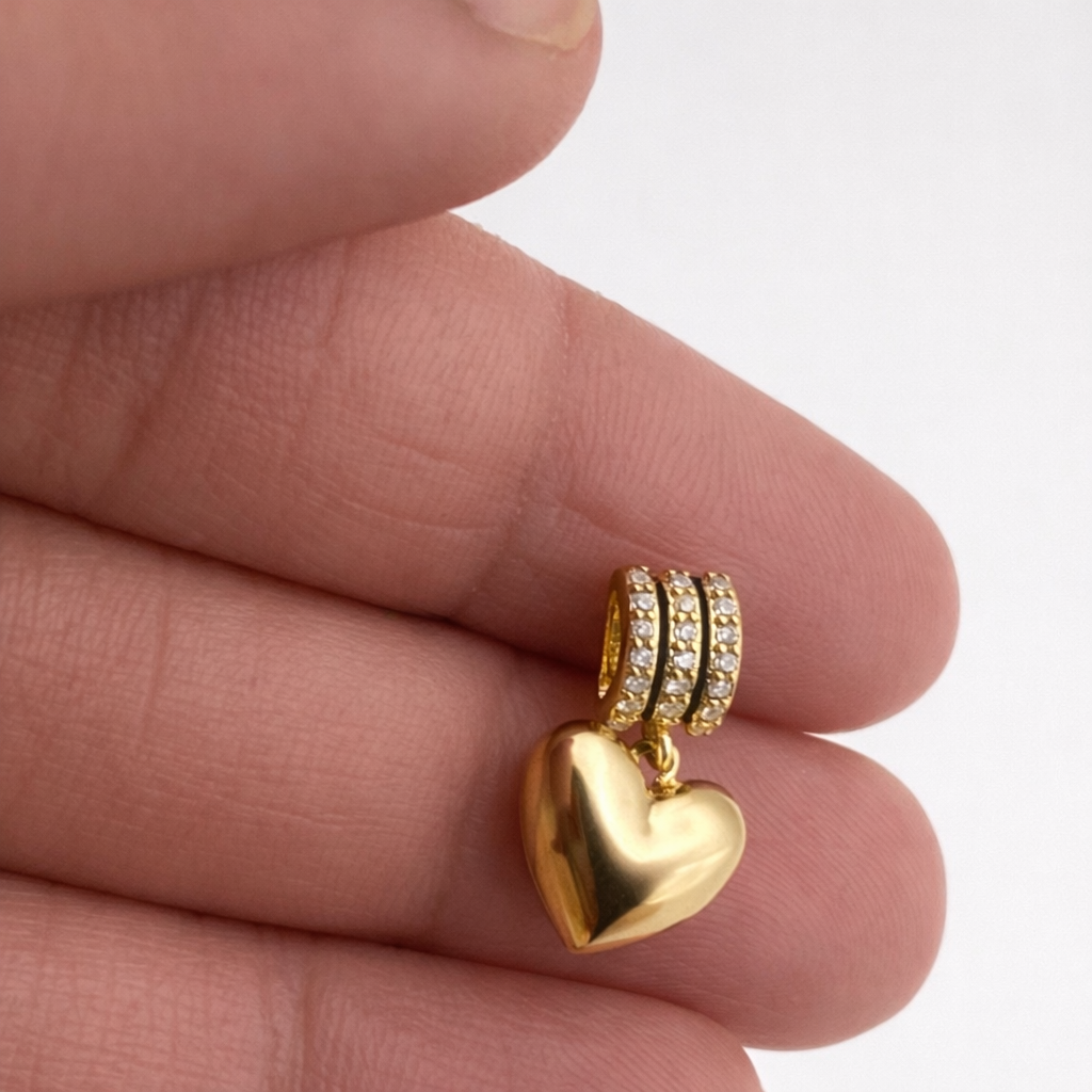 Chic Heart Pendant Set