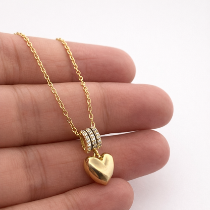 Chic Heart Pendant Set