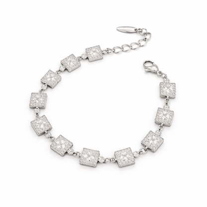 Silver Square Bracelet