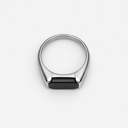 Classic Black Stone Ring