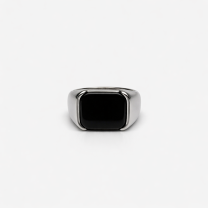 Classic Black Stone Ring