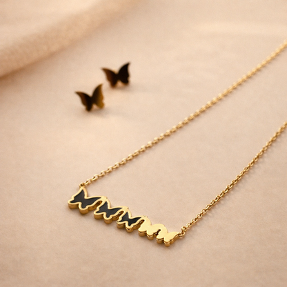 Butterfly Necklace Set