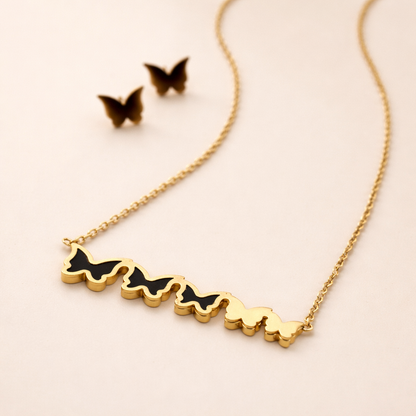 Butterfly Necklace Set