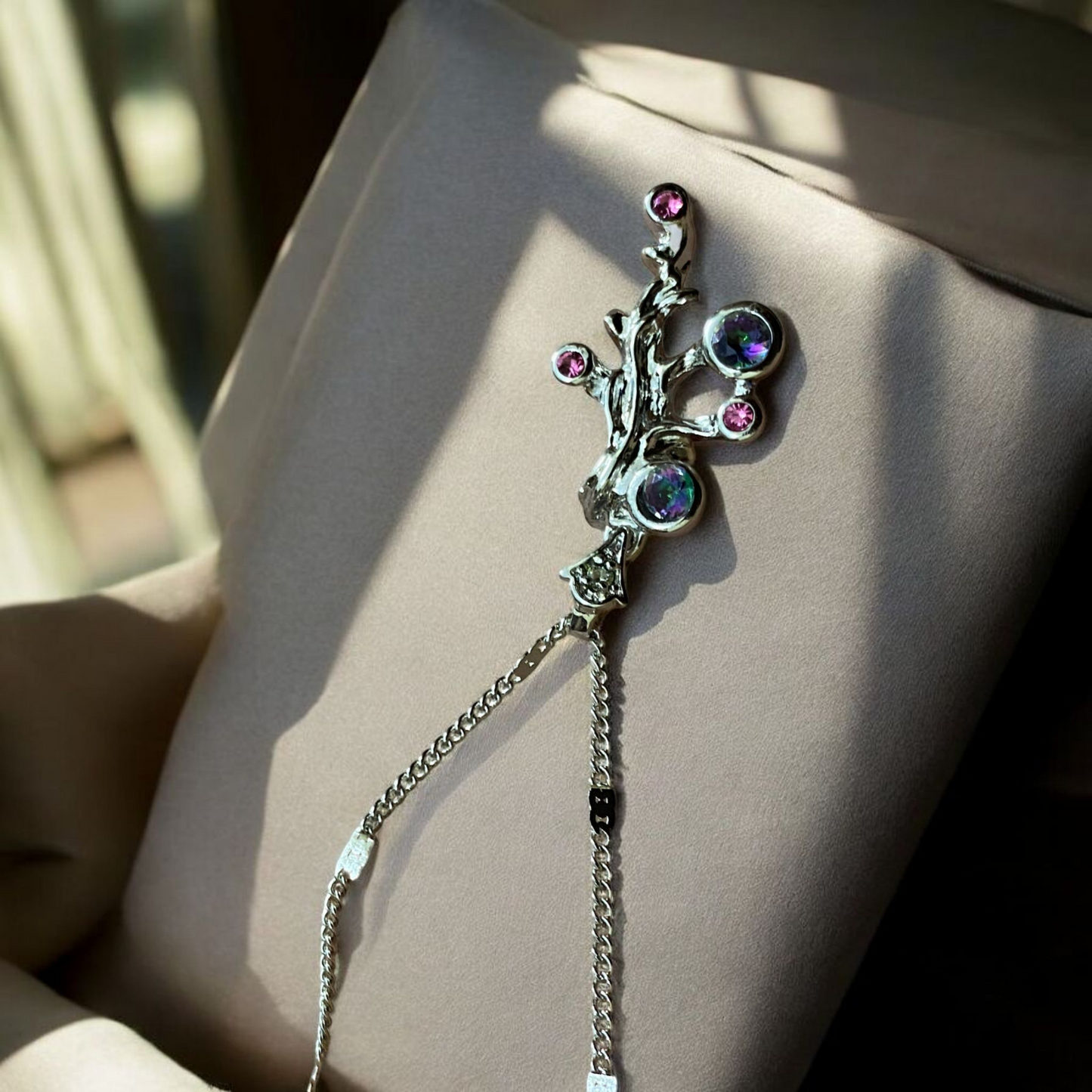 Silver Mystic Branch Pendant